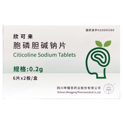 胞磷胆碱钠片